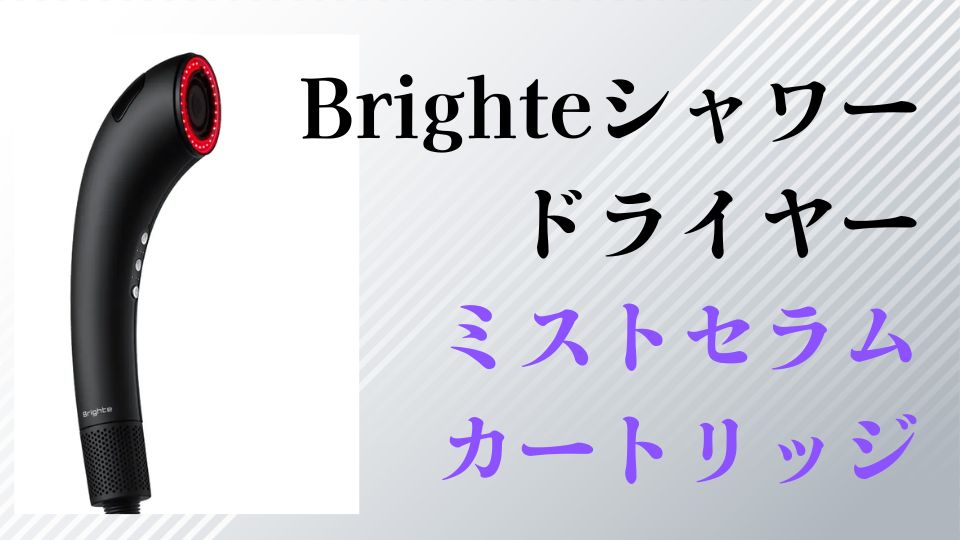 Brighteシャワードライヤーカートリッジ